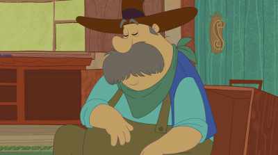 All he cares about is more land.
More, more, more! - Tom and Jerry Cowboy Up!