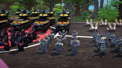 [all cheering] - LEGO Marvel Avengers: Time Twisted