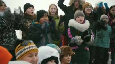 (all cheering) - North of North