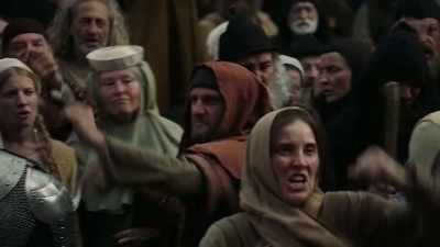[ All cheering ] - Knightfall
