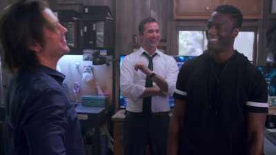 [all chuckling] - Leverage: Redemption