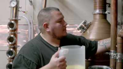 All we do is open the top,
fill our chamber. - Moonshiners: Master Distiller