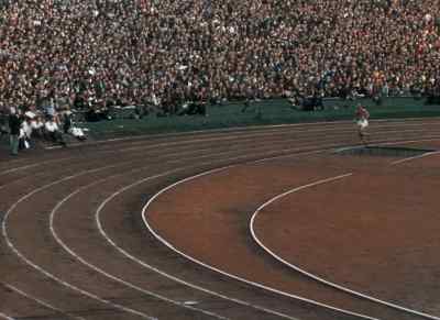 All eyes are on the brave Belgian - XIVth Olympiad: The Glory of Sport