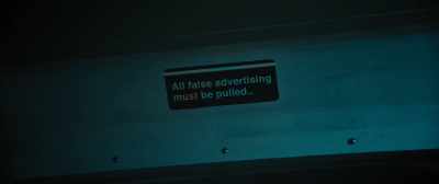 "All false advertising must be pulled."
Maybe the tokens are behind the ads? - Escape Room: Tournament of Champions