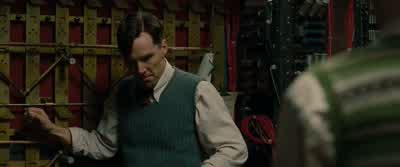 All my friends they're all making a difference while we justwhile away our days producing nothingBecause of youMy machine will work - The Imitation Game