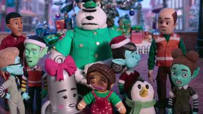 -(all gasping)
-(coughs) - Santa Inc.
