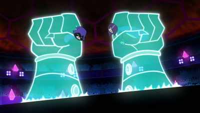 - [all gasping]
- [laughing] - Teen Titans Go! Vs  Teen Titans
