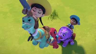 (all groaning) - Dino Ranch