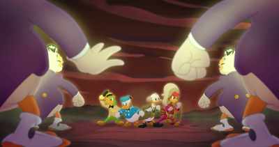 (all grunts) - Legend of the Three Caballeros