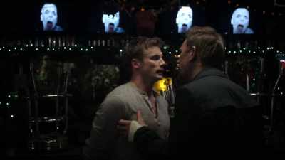 All we have to do is go down there, - Damien
