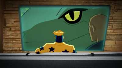 All we have to do is
disable the power - Justice League Action