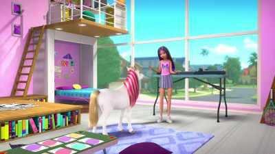 All you have to do
is sit super still - Barbie: A Touch of Magic