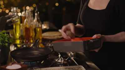 All I do is fry these
zeppelin-shaped patties - Nigella: At My Table