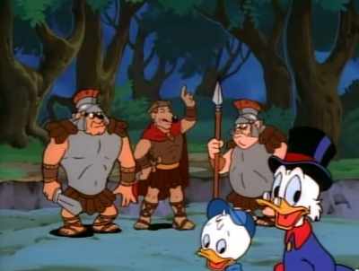 All I have to do
is climb out onto the wing - DuckTales