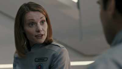 All I know is she was
assigned here last minute
by someone high up. - The Ark