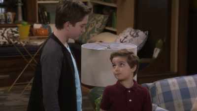 All I need is Scotch Tape
and some blue and white crayons. - Fuller House