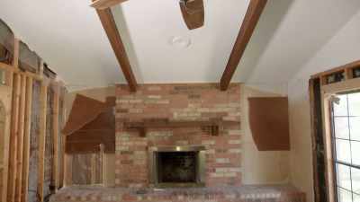 All I really notice
is this oversized fireplace. - Fixer Upper: Behind the Design