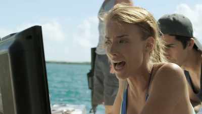All I see is something big.
It's probably the helicopter. - 5 Headed Shark Attack