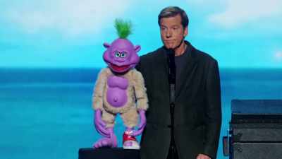 All I think about are sausage
and chicken nuggets. - Jeff Dunham: Me The People