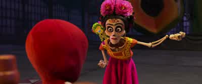 All just these weird, multiple Fridas in leotards. - Coco