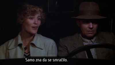 All he knows, it went dark. - The Postman Always Rings Twice
