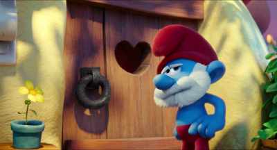- (ALL LAUGH)
- ...who don't like the talking scenes, - Smurfs: The Lost Village