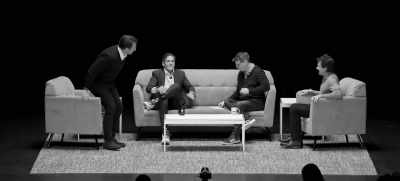 [all laughing] - SmartLess: On the Road