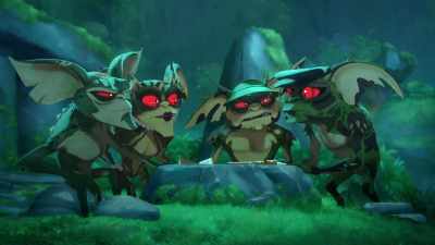 [all laughing] - Gremlins: Secrets of the Mogwai
