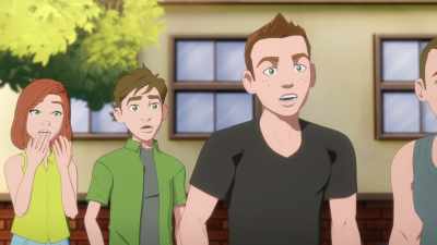 [all laughing] - Batman and Superman: Battle of the Super Sons