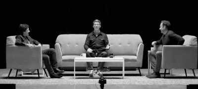 [all laughing] - SmartLess: On the Road