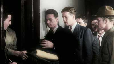 ALL MEN BETWEEN AGES 21 AND 36
RECEIVE A NUMBER. - America in Color