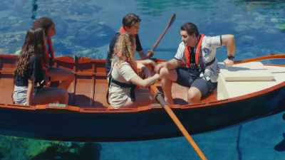 All motorized seafaring vessels, - The Curious Case of Dolphin Bay