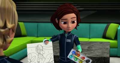All you need to do is match the numbers
to the colors. Easy. - Spy Kids: Mission Critical