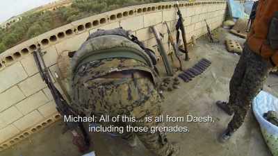 All of this is all from Daesh, including those grenades. - Heval