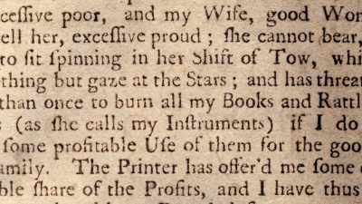 All of it was ostensibly written - Benjamin Franklin