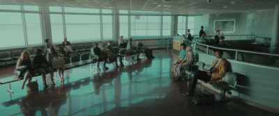 All passengers please proceed
to Gate Four. - Oh, Canada