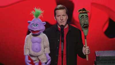 - All ri--
[laughs] - Jeff Dunham:  I'm With Cupid