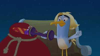 All right! A hoverboard! - Angry Birds: Summer Madness