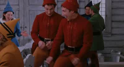 Santa: All right, all right. - Elf