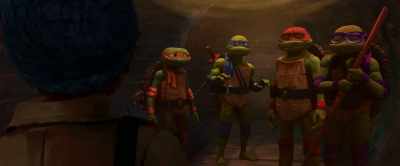 All right, April,
we live just up there - Teenage Mutant Ninja Turtles: Mutant Mayhem