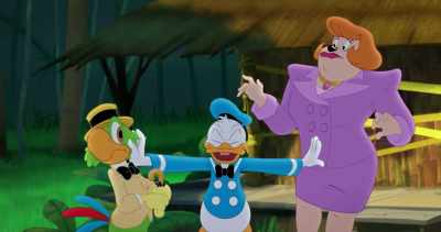 All right. Break it up.
What are you doing here? - Legend of the Three Caballeros