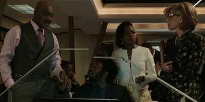 All right, check and see if Felix
Staples has any relationship - The Good Fight