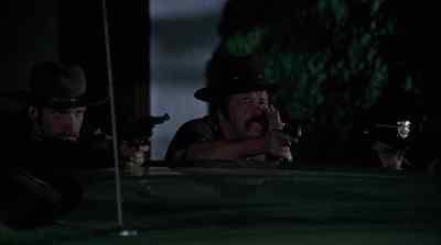 All right, come on out with your hands up, - Bobbie Jo and the Outlaw