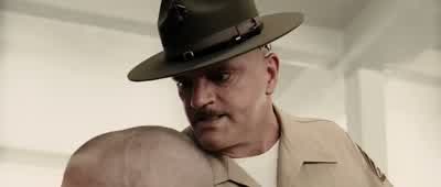 All right cum for brainsshow me exactly where your Skivvies and running shoes goSir the recruit can't thinkwhile the drill instructor is hitting him on his head sir - Jarhead