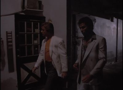 All right.
[ Door Opens ] - Miami Vice