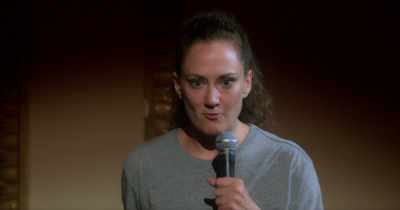 All right and down,
down you go. All right. - Jacqueline Novak: Get on Your Knees