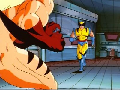All right you egg sucking piece of gutter trash - X Men: The Animated Series
