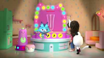 All right, Gabby and Pandy,
you've made it to our second game. - Gabby's Dollhouse