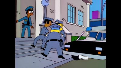 All right, get in there. - The Simpsons