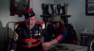 - All right! Give me my leg!
- The battle leg...? - The Last Remake of Beau Geste